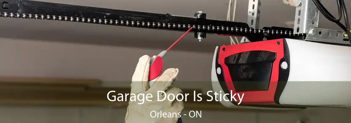 Garage Door Is Sticky Orleans - ON