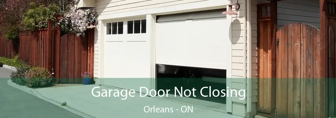 Garage Door Not Closing Orleans - ON