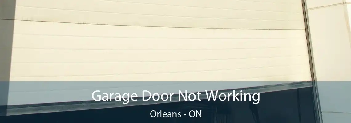 Garage Door Not Working Orleans - ON