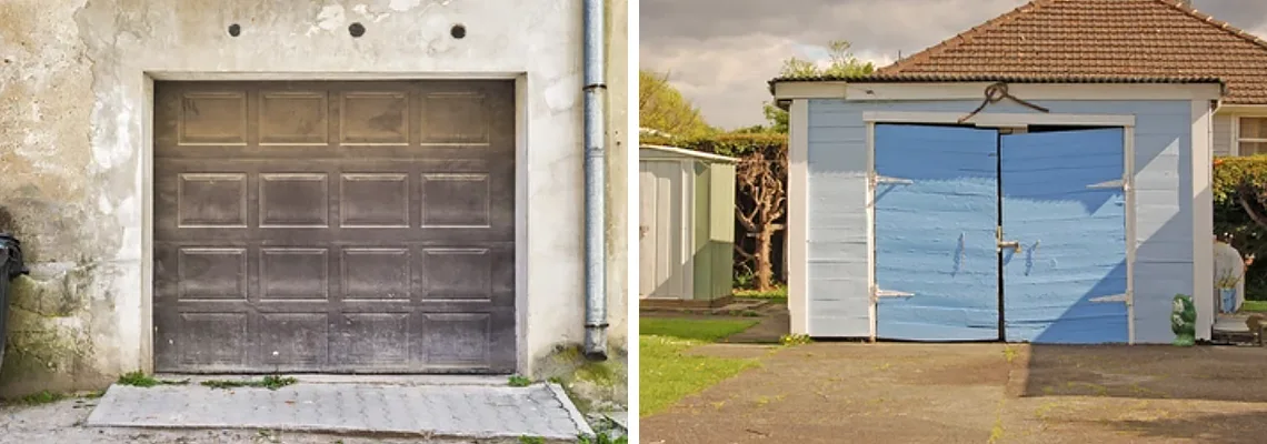 Rotten Steel Garage Door Repair in Orleans, Ontario