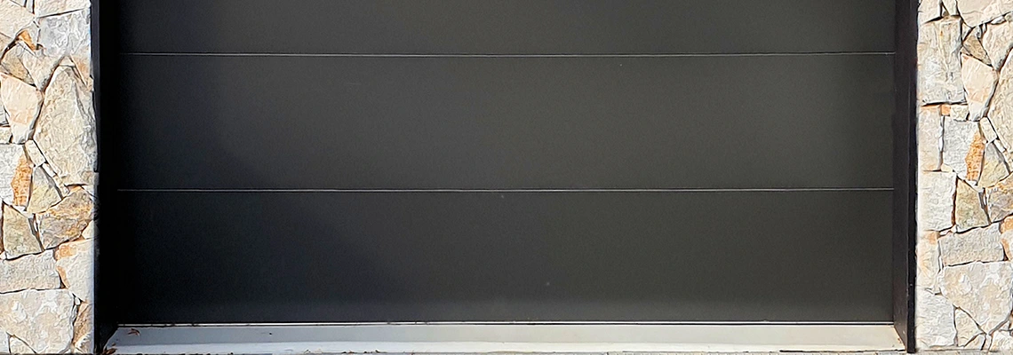 Overhead Black Garage Door Installation in Orleans, Ontario